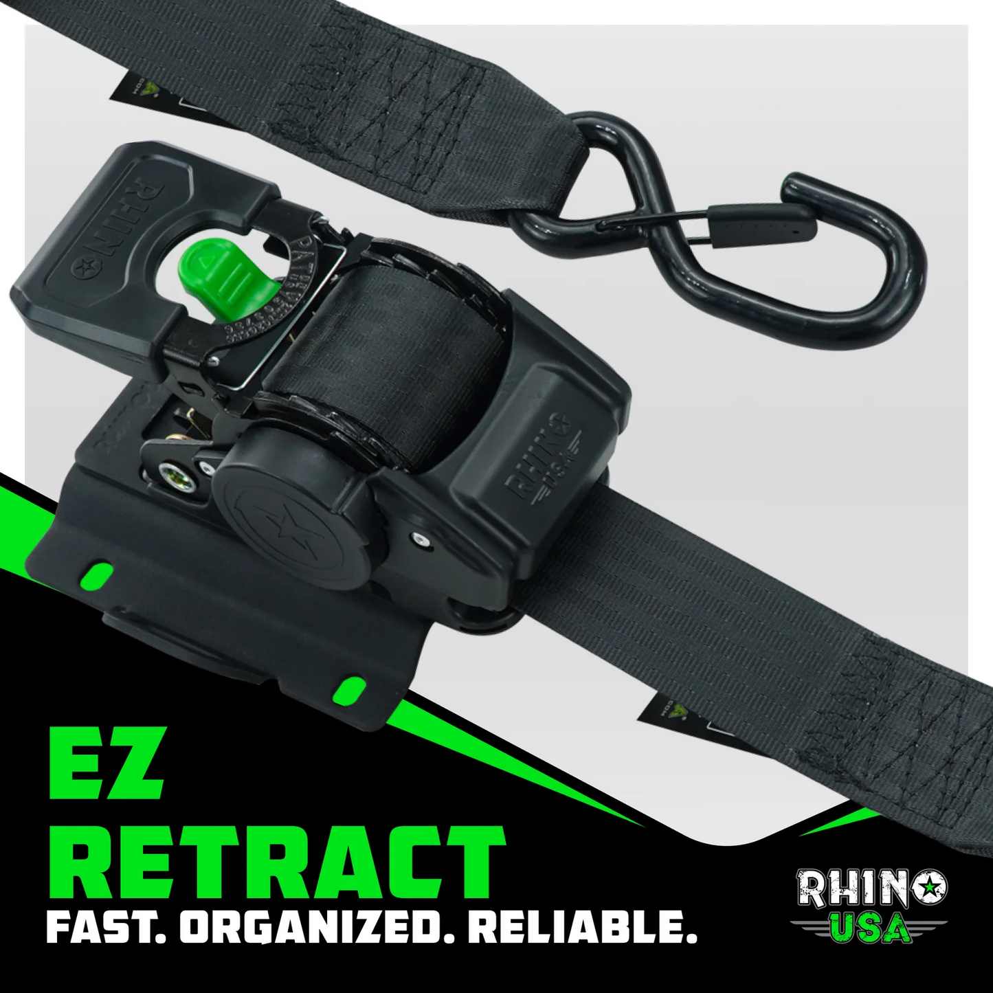 Bed-Mounted Retractable Ratchet Straps (Ford Trucks)