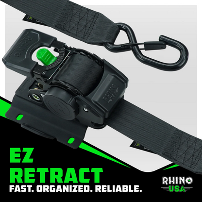 Bed-Mounted Retractable Ratchet Straps (Ford Trucks)