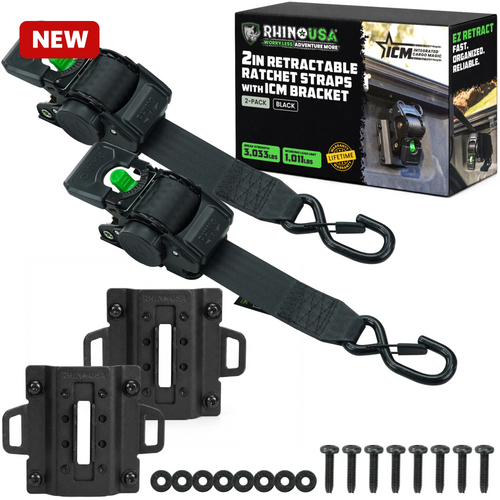 Bed-Mounted Retractable Ratchet Straps (Ford Trucks)